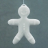 Gingerbread man - Christmas bauble image