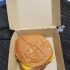 High Resolution Scan of a McDonalds Cheeseburger image