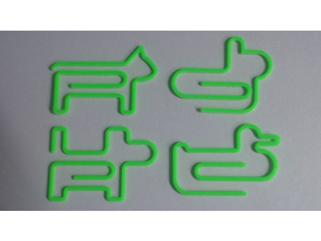 Qute Animal Paper Clips