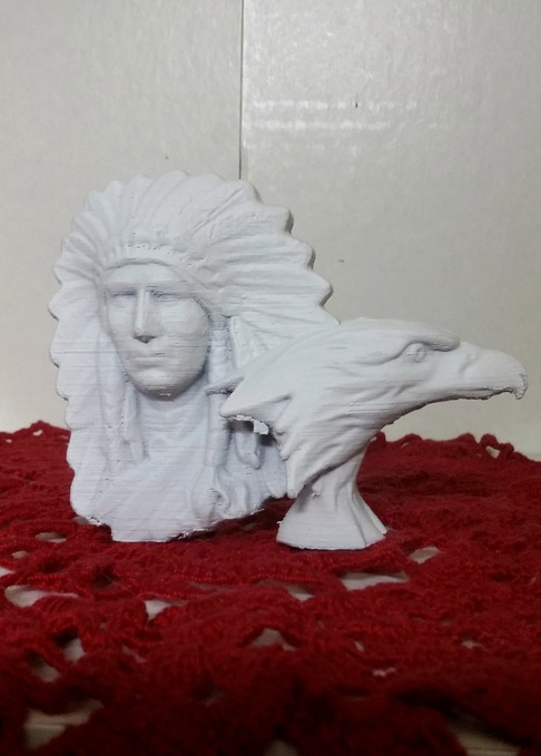 Indian Chief with Eagle