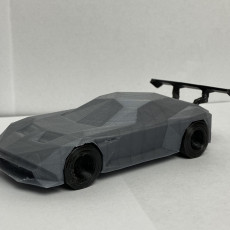 Picture of print of Low-poly Aston Martin Vulcan 这个打印已上传 3D Printing Doctor