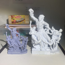 Picture of print of Laocoon and His Sons