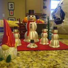 Picture of print of Large Scale Multi Piece Snowman