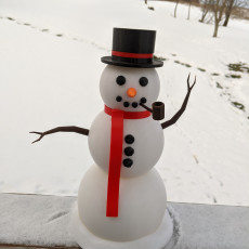 Picture of print of Large Scale Multi Piece Snowman