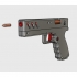 Model Handgun - Fully functional toy with magazine and bullets! image