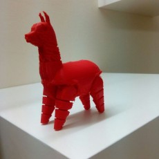 Picture of print of Tika Alpaca (moving legs!) This print has been uploaded by Ahmad Hamad