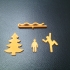 christmas tie clips image