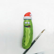 Picture of print of Pickle Rick Ornament