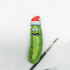 Pickle Rick Ornament print image