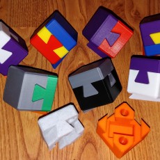 Picture of print of Impossible dovetail puzzle