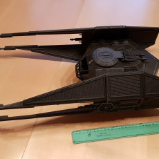 Picture of print of Kylo Ren´s TIE Silencer