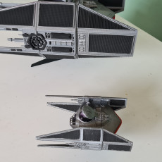 Picture of print of Kylo Ren´s TIE Silencer