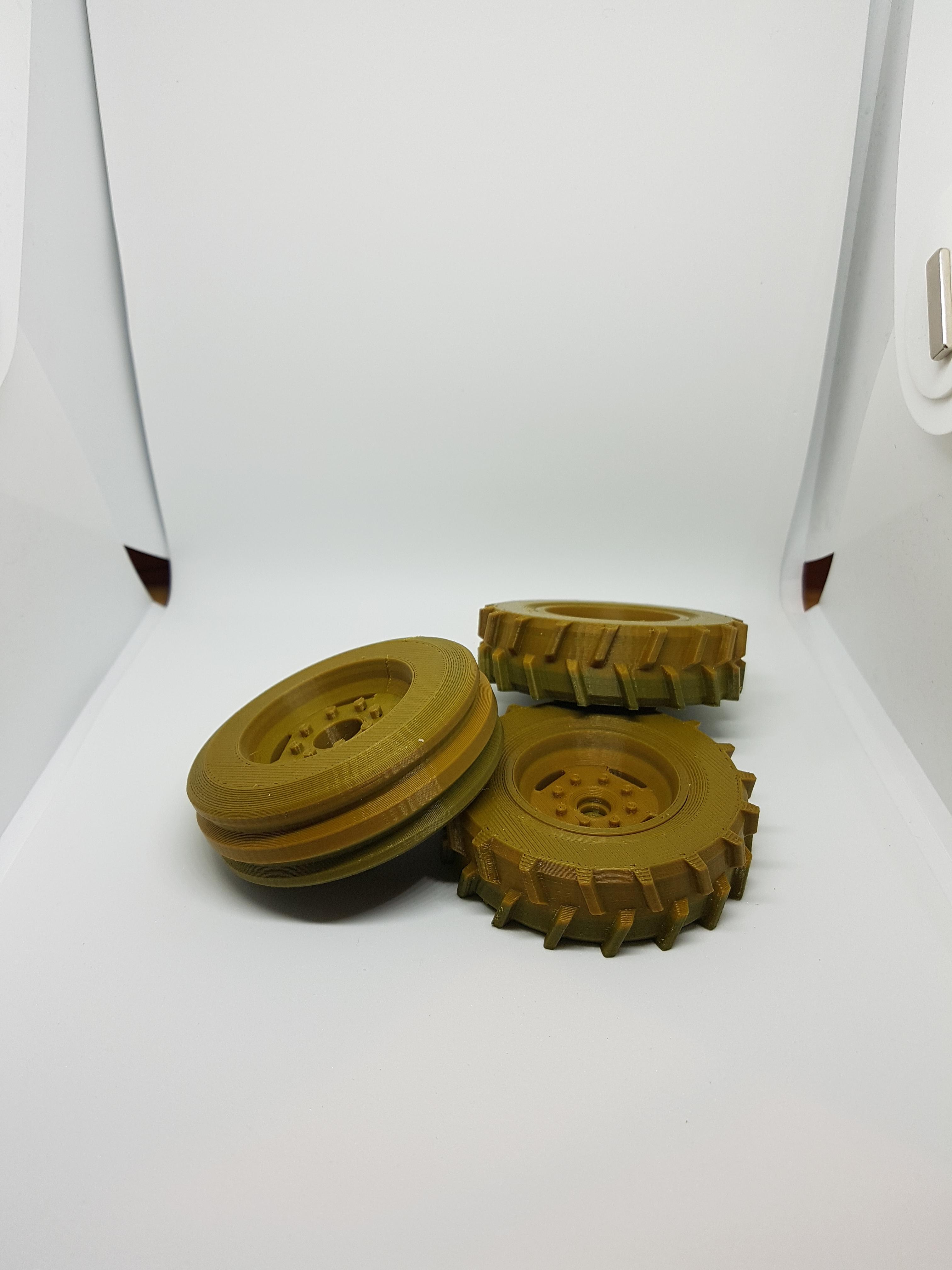 Combined Open RC Tractor Wheels