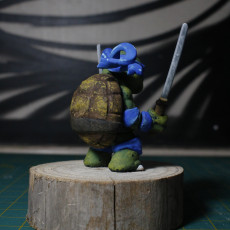 Picture of print of Chibi mutant ninja Turtles! LEO!
