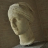 Head of a female statue image