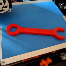 Picture of print of 22mm wrench