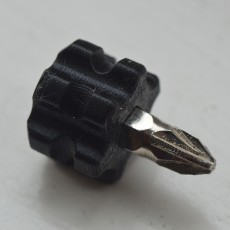 Picture of print of Tiny Screwdriver Handle for 1/4" bits