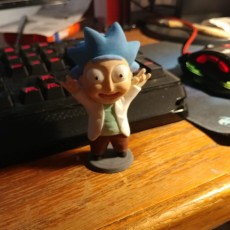 Picture of print of Tiny Rick! - 3D files This print has been uploaded by Adrian Belzer