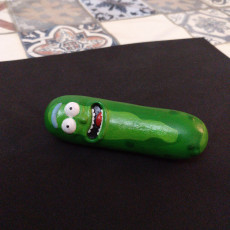 Picture of print of Pickle Rick