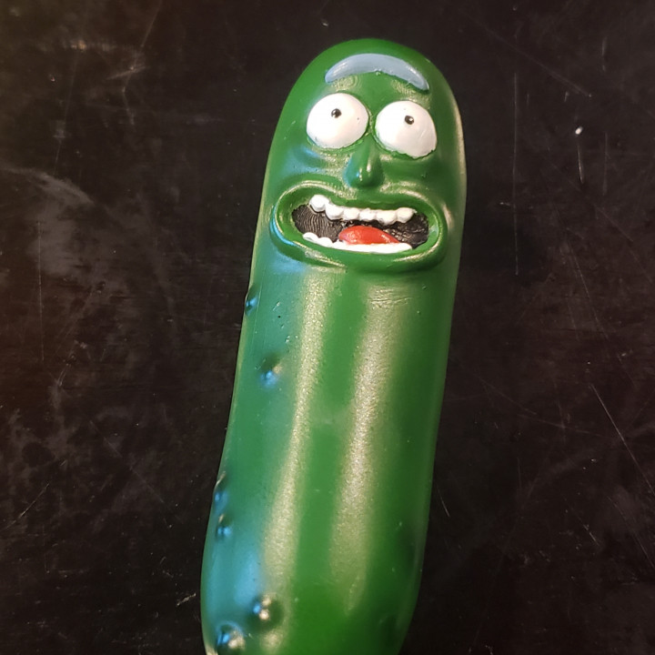 3D Print of Pickle Rick Came out great Скачивайте файлы бесплатно или приоб...