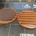 Coaster with Felt pad and drain. image