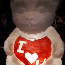 Picture of print of Love Teddy Bear