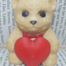 Picture of print of Love Teddy Bear