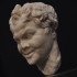 Head of a laughing satyr image