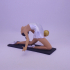Arched Gymnast print image