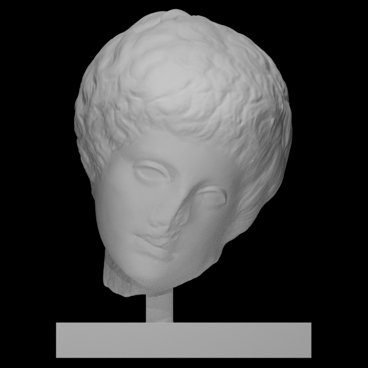 Head of a figure of an athlete (?) (so-called Narkissos)