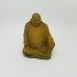 low poly buddha image