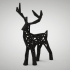 Wire-frame Holiday Deer image
