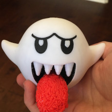 Picture of print of Boo from Mario games - Multi color This print has been uploaded by Cooper Thorne