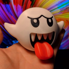 3D Printable Boo from Mario games - Multi color by Bruno Pitanga Maia