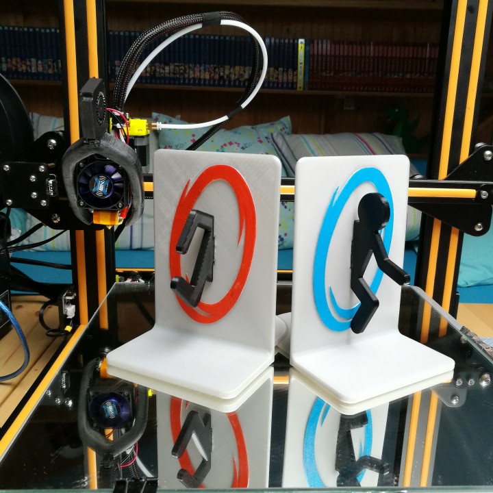 3D Printable Portal Bookends by EastJesus
