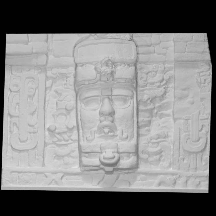 Detail of The Temple of The Masks of Kohunlich [1]