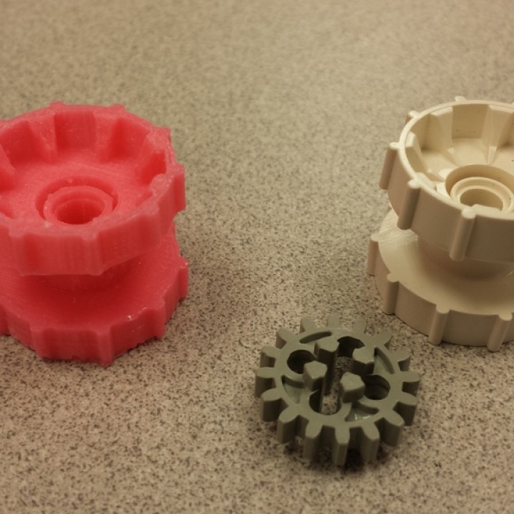 Printable Lego Technic Rubber Track Idler Wheels by