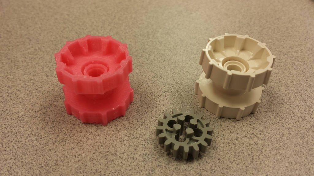 Lego Technic Rubber Track Idler Wheels