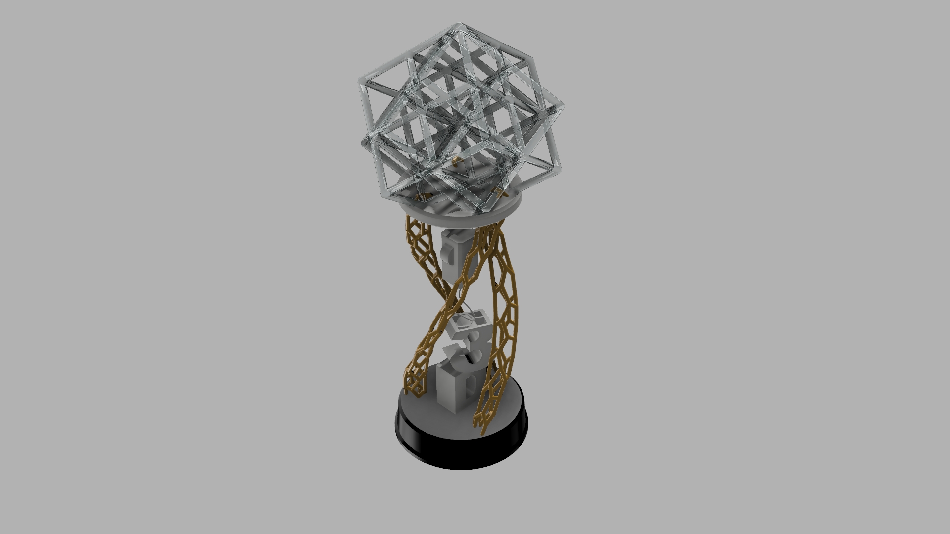 3D Printing Industry Awards 2018 Trophy