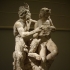 Pan teaching Daphnis to play the flute image