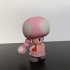 Toadette from Mario games - Multi-color print image