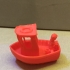 LEO the little fishing boat (visual benchy) print image