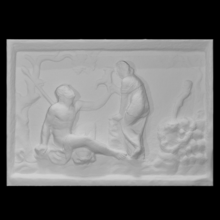 Relief with Satyr and Nymph