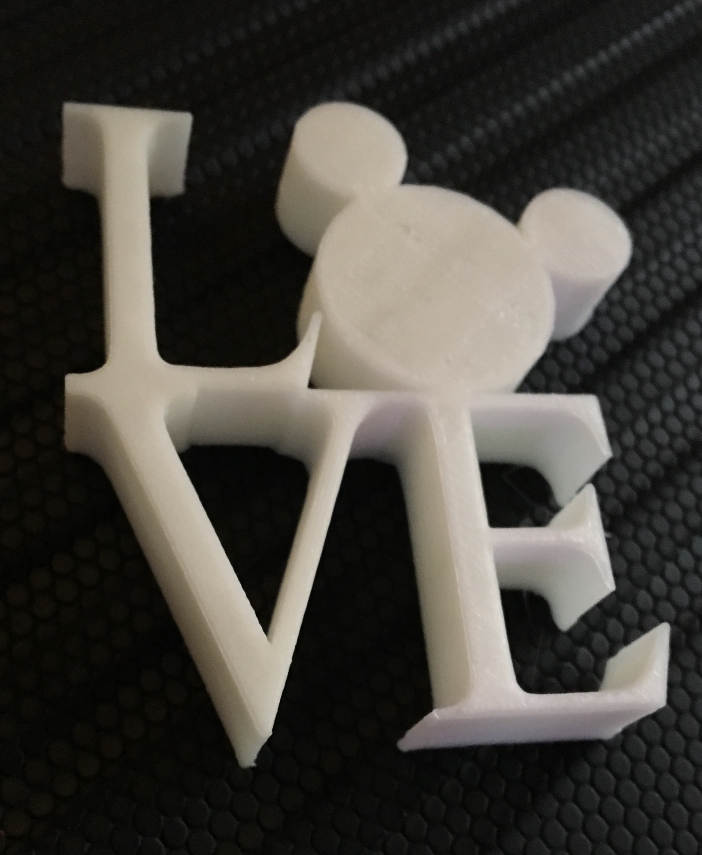 Mickey Love Statue Magnet