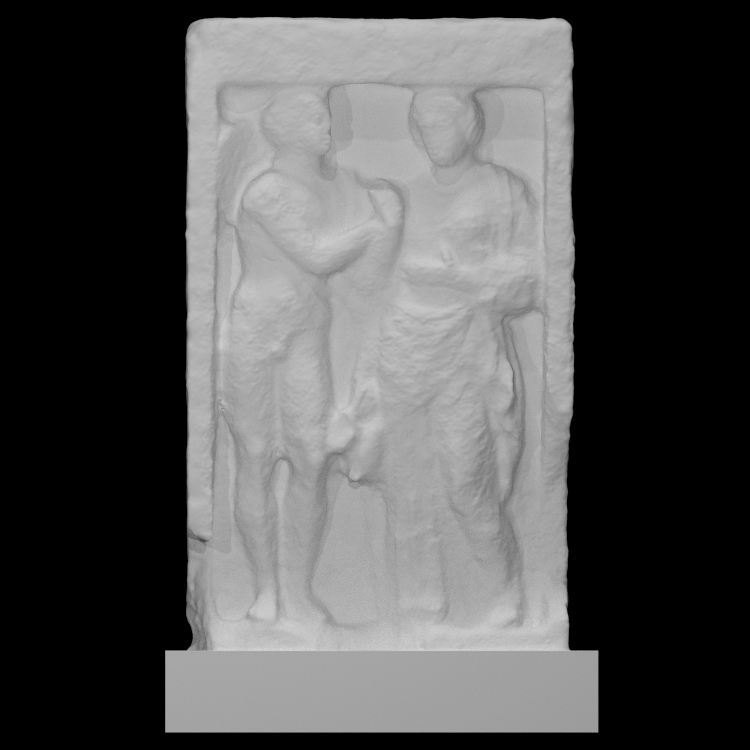 Reliefs from a Funerary Monument: Electra recognizes her brother Orestres
