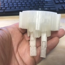 Picture of print of CogBot - Moving cog robot! This print has been uploaded by Michael A Fuselier