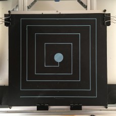 Picture of print of CR-10 Bed Level Test