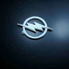 Picture of print of The Flash Logo Keychain