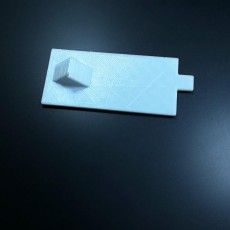 Picture of print of tv remote battery cover