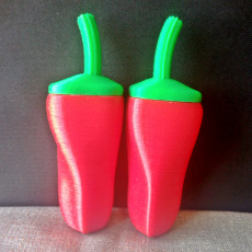 Picture of print of Chili Pepper Maracas